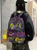 Mochilas Escolares, Mochilas Graffiti de Alta Aparência na Moda, Mochilas Escolares para Meninos e Meninas do Ensino Fundamental, Mochilas Casuais e Bonitas de Grande Capacidade
