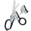 Tesoura de Emergência Lezerman Mesmo Estilo Multifuncional 6 em 1 Tática Aço Inoxidável 420Hc Tesoura Raptor Lock a