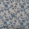 Tecido de linho linho estampado orquídea verde atacado toalha de mesa de linho forro estampado