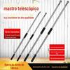 Fábrica de Origem Mastro de Bandeira Portátil Atacado Espessado Telescópico Aço Inoxidável Externo Multifuncional Mão Telescópico Mastro de Bandeira Publicitário