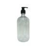 Botella de loción Boston de 750 ml botella rociadora botella de plástico transparente se puede colgar botella de plástico botella rociadora de gran capacidad