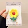 Desenho Animado Japonês Coreano Flor Filme de Silicone Suporte Airbag para Celular Magnético Magsafe Suporte Retrátil para Mesa N52