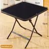 Mesa de comedor plegable para uso doméstico, mesa cuadrada pequeña simple, mesa plegable, mesa redonda para exteriores, mesa de comedor para casa de alquiler, mesa de puesto, mesa de balcón