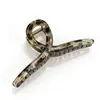 Pinza para el Cabello Estilo Francés Estampado de Leopardo para Mujer 2026 Modelo Nuevo Pinza de Tiburón de Gama Alta Pinza Versátil Grande para la Parte Posterior de la Cabeza Accesorios para Peinados Recogidos