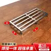 Soporte de Estante de Acero Inoxidable Engrosado Estante de Almacenamiento de Piso Base para Maceta Pecera Soporte Base de Estante