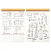 Caderno de Rascunho Espesso com Divisórias, Papel Kraft Rasgável, Papel em Branco para Alunos do Ensino Fundamental II, Papel de Rascunho para Alunos do Ensino Fundamental II