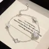 Pulsera Original Ruyi Trébol de Cuatro Hojas para Mujer Plata de Ley Estilo Nacional Retro Nuevo Chino Jade Ágata Roja Pulsera para el Cabello