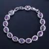 Liying joyería moda nuevo pulsera de circón regalo de cumpleaños para mujer pulsera de cristal joyería popular venta al por mayor