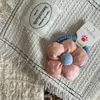 Nueva diadema de flores de lunares de colores para el cabello de niños, cuerda para el cabello de bebé, cuerda para el cabello, goma elástica pequeña