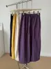 Lyocell Tencel Tencel+Algodão Estiloso Moda Versátil Emagrecedor Solto Confortável Calça Cropped Feminina Verão Calça Cenoura