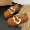Mocassins de Solado Grosso para Mulheres, Sapatos Birkenstock Plataforma, Novo Estilo Retrô com Velcro, Elegantes para Primavera com Cadarço 2026