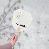 Leque de Pintura com Palavra, Leque de Estilo Nacional, Leque de Pintura de Barraca, Leque em Branco, Pacote de Materiais para Leque de Pintura Criativa DIY, Estilo Estilo Nacional