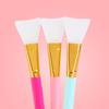 Cepillo de silicona para mascarilla de belleza de alta calidad, cabezal suave, palo de silicona para mascarilla, cepillo de mascarilla casero DIY, herramientas de belleza