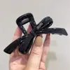 Clip Garra de Moño con Pedrería Estilo Coreano para Mujer Parte Trasera de la Cabeza Clip Tiburón para Cabello Pasador para Cabello Fijo para Moño Alto Tocado