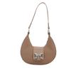 Bolsa Pequena Feminina Tendência Laço 2026 Cor Sólida Nova Moda Texturizada Casual Corrente Ombro Transversal Axila