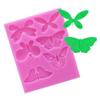 Borboleta Flip Açúcar Silicone Molde DIY Bolo Decoração Chocolate Baking Molde