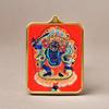 Colgante Thangka del Tíbet Zakilam Cuadrado Aleación de Acero de Titanio Oro Varios Patrones de Minerales Puede Elegir Directo de Fábrica
