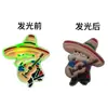 Crayón Shin-Chan Luz LED Intermitente Flor para Zapato DIY Agujero de Zapato Accesorios Decorativos Hebilla de Zapato Lindos Dibujos Animados Accesorios Elegantes