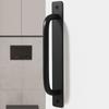 Moderno Simple Aleación de Aluminio Puerta de Madera Puerta de Gabinete Vidrio Puerta Corrediza Puerta Corrediza Manija Pequeña Sin Perforaciones Manija para Puerta y Ventana