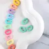 14*20 Cadena Acrílica para Maleta Tacto Suave Pintura de Goma Anilla Abierta Cadena para Teléfono Móvil DIY Accesorios de Joyería