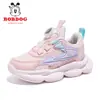 Sapatos Infantis Bobodou Sapatos para Meninos Primavera e Outono Novo Malha Respirável Tênis Esportivos Infantis para Meninos Leves Solado Macio Tênis de Corrida