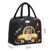 Bolsa de Almuerzo Moderna para Niños con Aislamiento de Papel de Aluminio Espesado, Bolsa para Lonchera, Bolsa de Almuerzo para Niños
