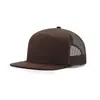Amazon Sombrero de tela de malla de 7 piezas transpirable sombrero de conductor de camión protector solar ala plana gorra de malla hip hop gorra de béisbol personalización