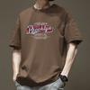 Pesado 200g de algodão japonês dos homens brancos soltos assentamento camisa de manga curta t- camisa meninos gola redonda novo t- sangue on-line