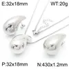 Pendientes de Acero Inoxidable con Forma de Gota Más Vendidos Transfronterizos Estilo Coreano Pendientes Geométricos Versátiles para el Trayecto Diario Stock Listo para Exportación
