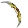 Merchandising de Juego Serie Jy de Paz 23cm Pelota de Goma Garra de Doble Cabeza Hoja de Metal Modelo de Metal Figura de Cosplay Prop