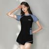 Maiô feminino dividido moda simples esportes conservador barriga magro estudantes lazer primavera quente férias maiô atacado
