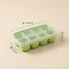 Bandeja de Hielo de Grado Alimenticio Modelo Nuevo 2026 con Tapa, Fácil de Desmoldar, Apilable, a Prueba de Polvo, Práctica para la Cocina del Hogar y la Oficina para Hacer Hielo