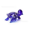 Tortuga Marina de Vidrio Creativa Artesanías de Cristal Animales Marinos Pequeños Adornos Decoración Suave para el Hogar Pequeños Regalos Transfronterizos