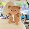 Caja de Pañuelos para Coche de Oso y Conejo Lindo Colgante Decoración Creativa Dibujos Animados Bolsa Colgante de Pañuelos para Respaldo de Asiento de Coche