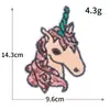 Pegasus Unicórnio Lantejouro Bordado Computadorizado Desenho Animado Fofo Pônei Bordado Patch de Tecido Patch de Emblema Decoração de Roupas