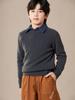 Andy Suéter de Punto de Terciopelo Cuello Alto Manga Larga Base Simple Mismo Estilo para Hombres y Mujeres Ropa de Otoño e Invierno para Niños