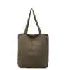Bolsa de Ombro de Tecido de Nylon Bolsa Casual de Lona Feminina Versátil Simples Leve Bolsa de Mão Grande Capacidade Bolsa Tote de Compras