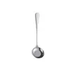 Colher Redonda de Fundo Redondo em Aço Inoxidável, Colher Redonda de Jantar para Restaurante, Colher de Sopa, Colher de Sobremesa, Colher de Café, Colher Espessa para Comer em Casa, Colher