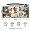 Alfombrilla de Ratón de Fútbol 2026 Extra Grande para Gaming C Ronaldo Messi E-Sports Oficina Escritorio de Computadora Alfombrilla Antideslizante Alfombrilla Gruesa para Teclado