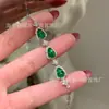 Venta al por mayor de fábrica pequeño rojo departamento material natural peligroso Yang verde calabaza jade pulsera s925 plata incrustada nuevo diseño chino