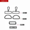 Acessórios para bolsa gancho de metal fivela de metal fivela quadrada fivela de alça de bolsa espessa fivela de anel D fivela de mochila fivela de ajuste fivela de bolsa de couro