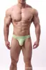 Suministro Directo de Fábrica Ropa Interior Sexy Personalizada Color Puro Cintura Baja Hilo Bordado Ropa Interior Deportiva Tanga para Hombre 9109
