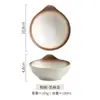 Cerâmica Japonesa para Mesa Prato para Molho Doméstico Tigela Pequena para Condimentos Prato para Petiscos Prato para Vinagre Prato Exquisito