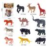 Juguetes Modelo Serie Animales Salvajes Venta Caliente en Amazon Tigre Elefante Rinoceronte León Panda Outlet de Fábrica