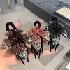 Pinza para el Cabello con Forma de Hoja de Arce de Lujo Ligero para Mujer, Llena de Pedrería, para Peinados Recogidos, Pinza de Tiburón, Pinza de Pato, Adecuada para Cabello Grueso, Accesorio para el Cabello