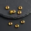 Contas de Latão Natural de Disco Voador Acessórios para Joias DIY Pulseira Espaçador Contas de Disco Voador Acessórios para Miçangas Contas Espaçadoras de Latão
