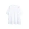 Camiseta de Manga Corta Desestructurada con Remaches para Hombre y Mujer, Estilo Confuciano y Menciano Americano, Verano, Negra, Diseño Holgado con Sentido de la Moda, Marca Trendy, Silueta