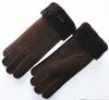 Novas luvas masculinas e femininas para carro elétrico por atacado imitação de pele um inverno quente lã artificial lã de cordeiro acolchoada