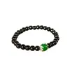 Pulseira de Contas Redondas Turquesa de Alta Qualidade, Círculo Único, Contas de Oração Vintage Estilo Chinês para Homens e Mulheres
