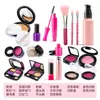 Novos brinquedos de cosméticos de simulação para crianças, meninas, batom sem pigmento, esmalte de unha, adereços, caixa de maquiagem incolor, conjunto